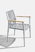 Chaise de terrasse restaurant design (lot de 4) - SARRAN