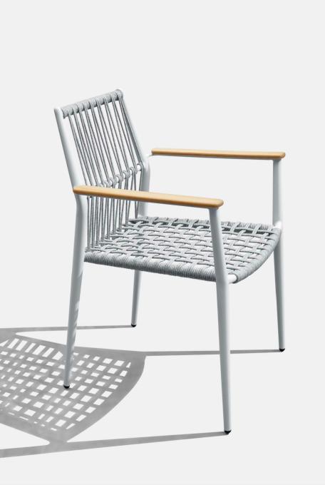 Chaise de terrasse restaurant design (lot de 4) - SARRAN